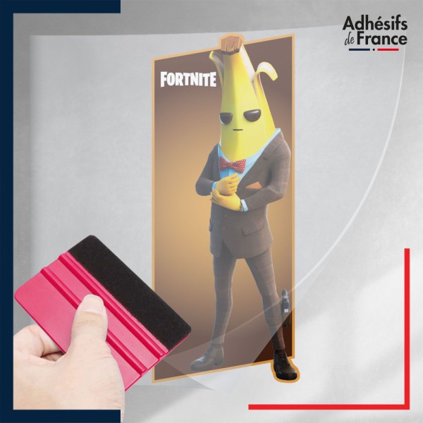 stickers sous film transfert Fortnite - Skin Mister Banane