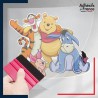 stickers sous film transfert Disney - Famille Winnie l'ourson (Winnie, Tigrou, Porcinet, Bourriquet)