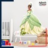 Adhésif grand format Disney - La Princesse et la grenouille - Tiana et prince Neveen