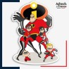 Sticker Disney - Les Indestructibles - Elastigirl, Flèche, Violette et Monsieur Indestructible