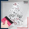 stickers sous film transfert Disney - Les 101 Dalmatiens - Chiots à lunettes