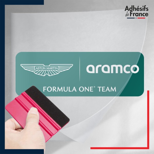 stickers sous film transfert Formule 1 - Logo écurie F1 - Aston Martin Aramco