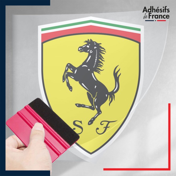 stickers sous film transfert Formule 1 - Logo écurie F1 - Scuderia Ferrari