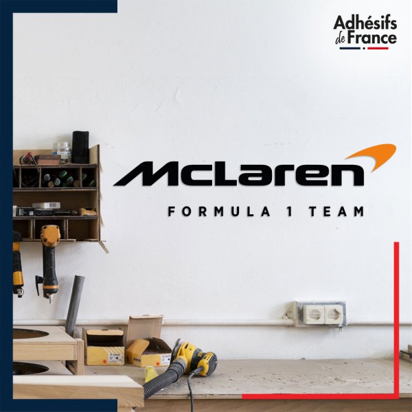 Adhésif grand format Formule 1 - Logo écurie F1 - McLaren