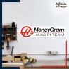 Adhésif grand format Formule 1 - Logo écurie F1 - MoneyGram Haas