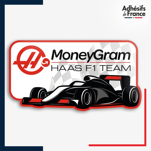 Sticker Formule 1 - Ecurie F1 - MoneyGram Haas