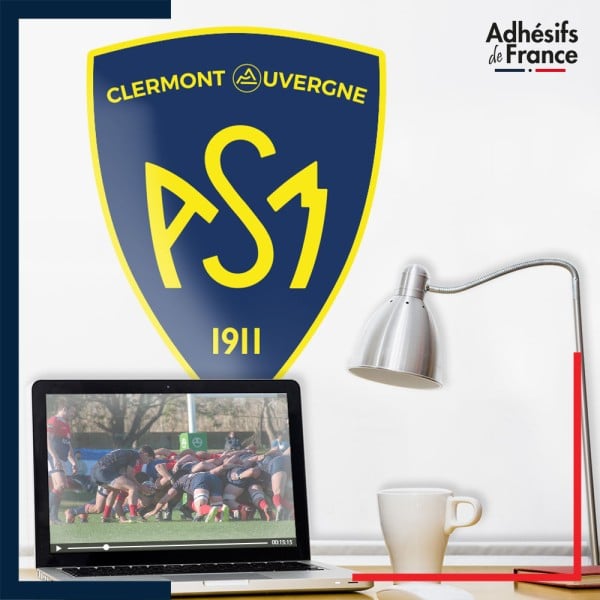 Adhésif grand format logo rugby - Clermont - ASM Clermont-Auvergne