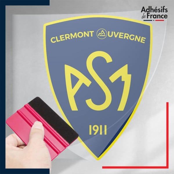 stickers sous film transfert logo rugby - Clermont - ASM Clermont-Auvergne