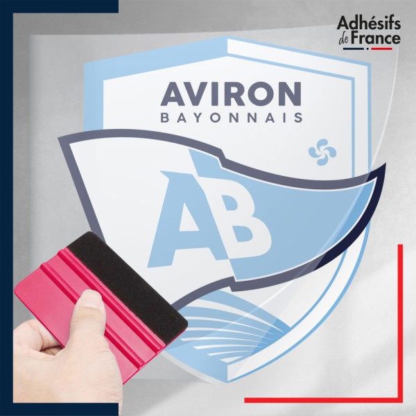 stickers sous film transfert logo rugby - Bayonne - Aviron Bayonnais Rugby Pro