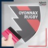 stickers sous film transfert logo rugby - Club Oyonnax - Oyonnax Rugby