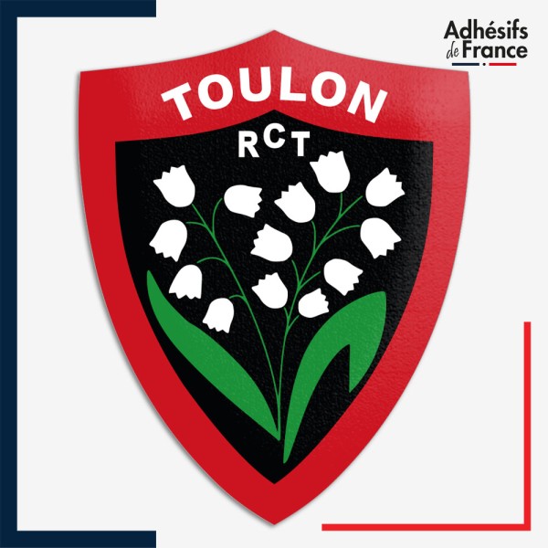 Sticker logo rugby - Club Toulon - RCT - Toulon Rugby Club