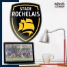 Adhésif grand format logo rugby - Club La Rochelle - Stade Rochelais