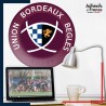 Adhésif grand format logo rugby - Club Bordeaux - Union Bordeaux Bègles Rugby
