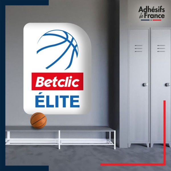 Adhésif grand format écusson basket - Betclic Elite