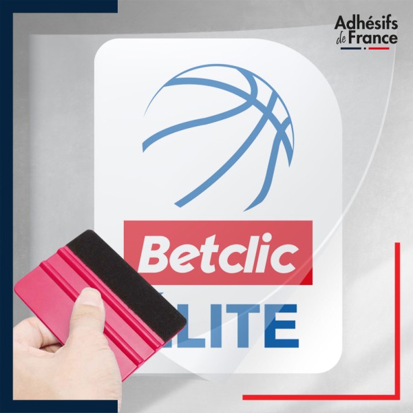 stickers sous film transfert blason basketball - Betclic Elite