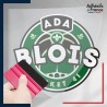 stickers sous film transfert blason basketball - ADA Blois Basket 41