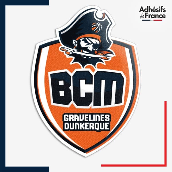 Sticker logo basketball - BCM - Gravelines Dunkerque