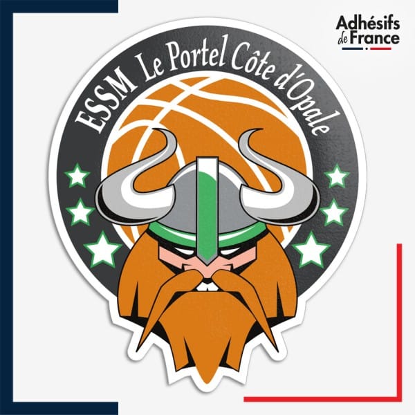 Sticker logo basketball - ESSM Le Portel Côte d'Opale