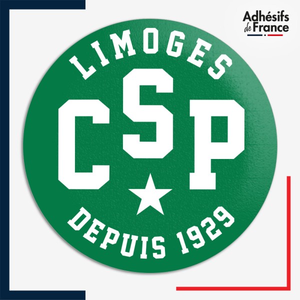 Sticker logo basketball - Limoges CSP - Limoges Cercle Saint-Pierre