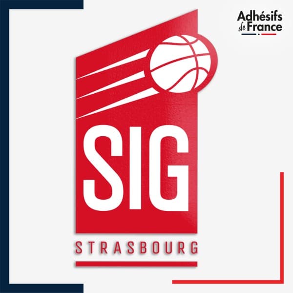 Sticker logo basketball - SIG Strasbourg