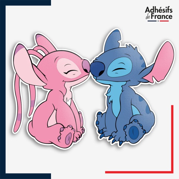 Sticker Disney - Angel et Stitch