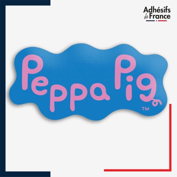 Sticker Peppa Pig - Logo Peppa Pig