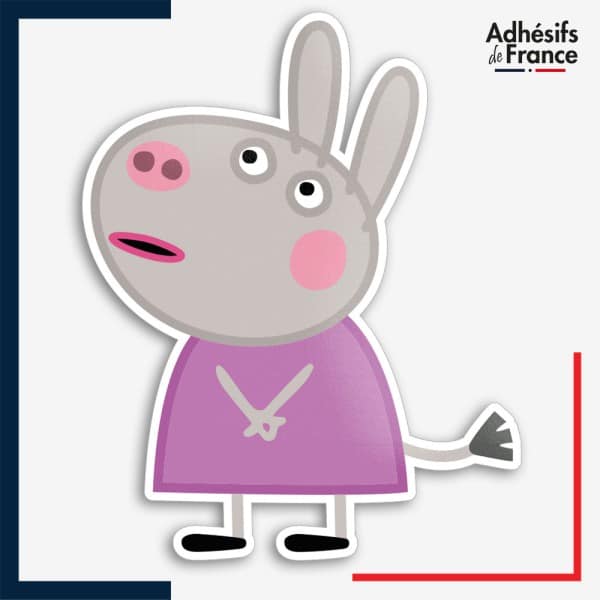 Sticker Peppa Pig - Delphine Donkey