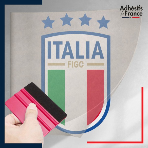 stickers sous film transfert blason Football - Equipe d'Italie