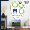 Adhésif grand format écusson Football - Equipe de Slovénie