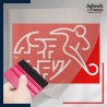 stickers sous film transfert blason Football - Equipe de Suisse