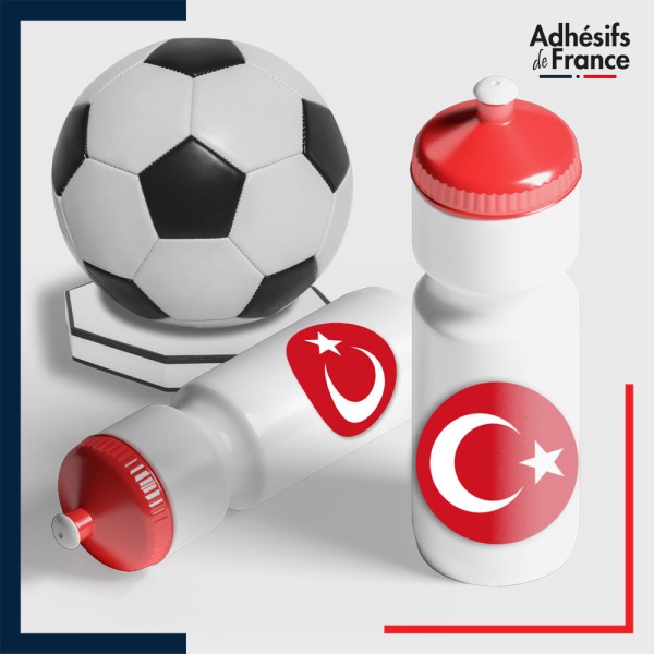 autocollant petit format emblème Football - Equipe de Turquie