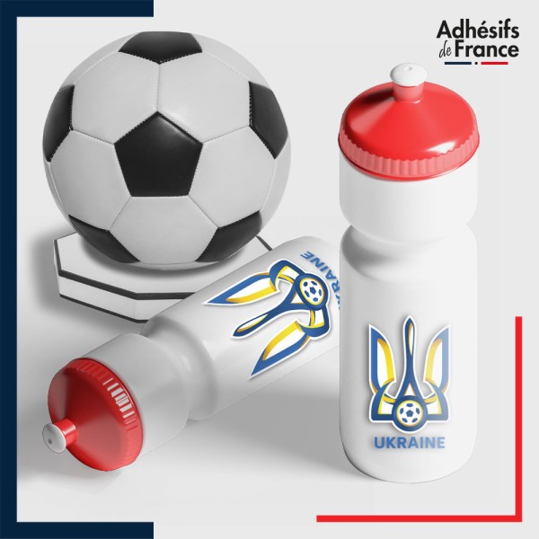 autocollant petit format emblème Football - Equipe d'Ukraine