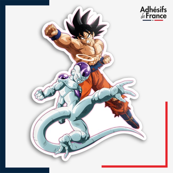 Sticker Dragon ball - Goku et Freezer
