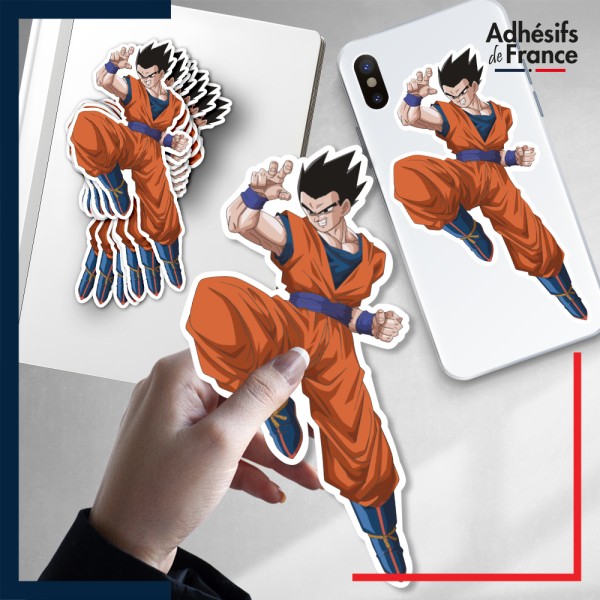 autocollant petit format Dragon ball - Gohan Ultime