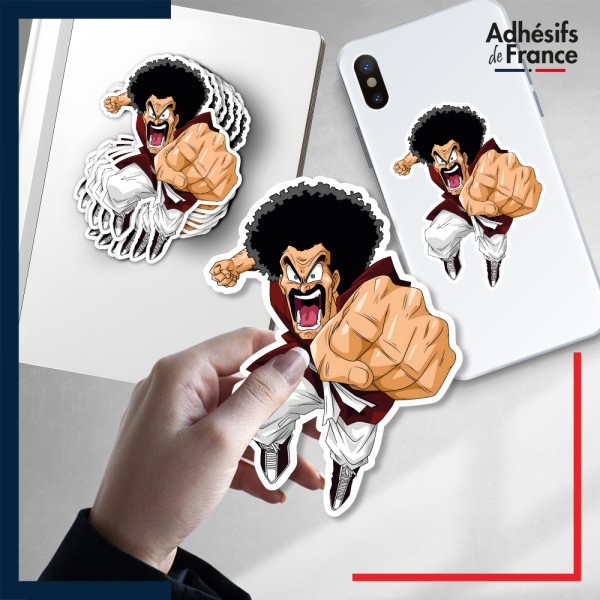 autocollant petit format Dragon ball - Hercule Satan