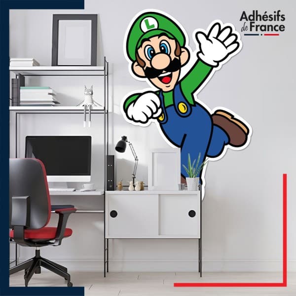 Adhésif grand format Super Mario - Luigi