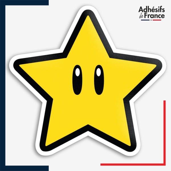 Sticker Super Mario - Etoile