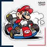 Sticker Super Mario - Mario kart