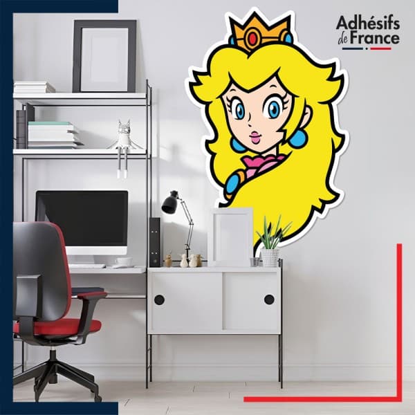 Adhésif grand format Super Mario - Peach portrait