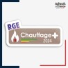 adhésif logo RGE Chauffage+