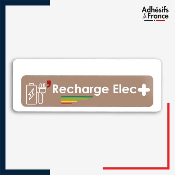 adhésif logo Label Recharge Elec+