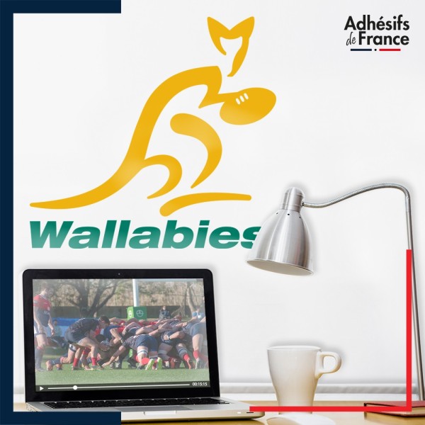 Adhésif grand format logo équipe d'Australie - Wallabies