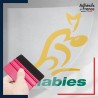 stickers sous film transfert logo équipe d'Australie - Wallabies