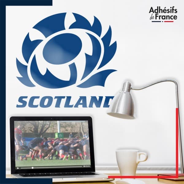 Adhésif grand format logo équipe d'Ecosse - Scotland - Thistle (Le XV du chardon)