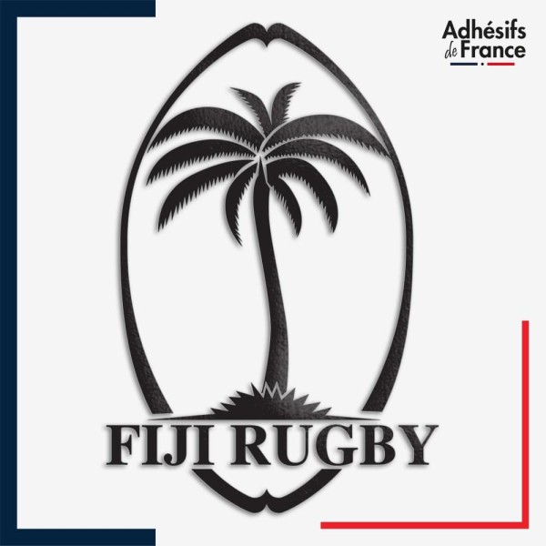 Sticker logo équipe des îles Fidji - Fiji Rugby - The Flying Fijians (Les Fidjiens volants)