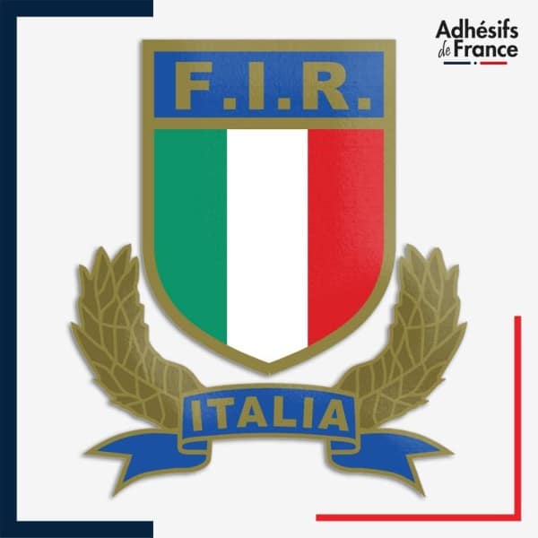 Sticker logo équipe d'Italie - FIR - Azzurri, Squadra Azzurra (L'équipe bleue)