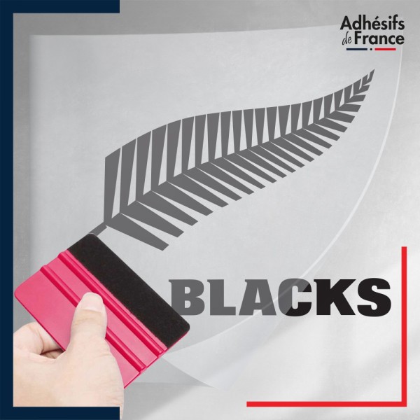 stickers sous film transfert logo équipe de Nouvelle-Zélande - All Blacks