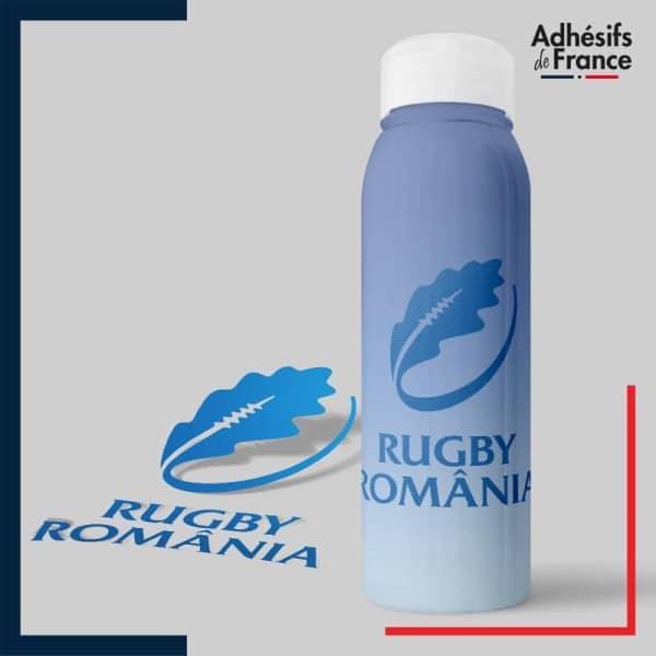 autocollant petit format logo équipe de Roumanie - Rugby România - Stejar (Les Chênes)