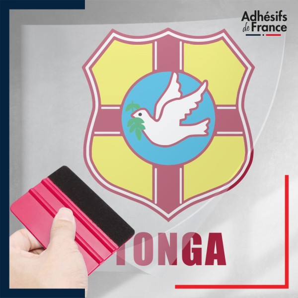 stickers sous film transfert logo équipe des Tonga - Ikale Tahi (Aigles des mers)
