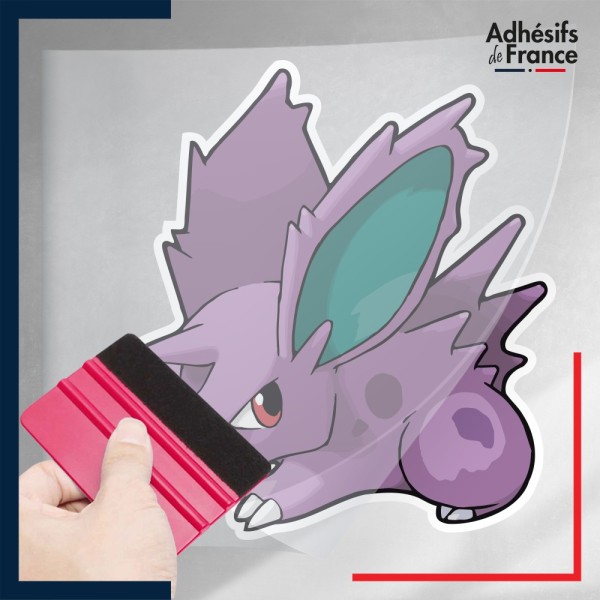 stickers sous film transfert Pokémon Nidoran ♂ (mâle)